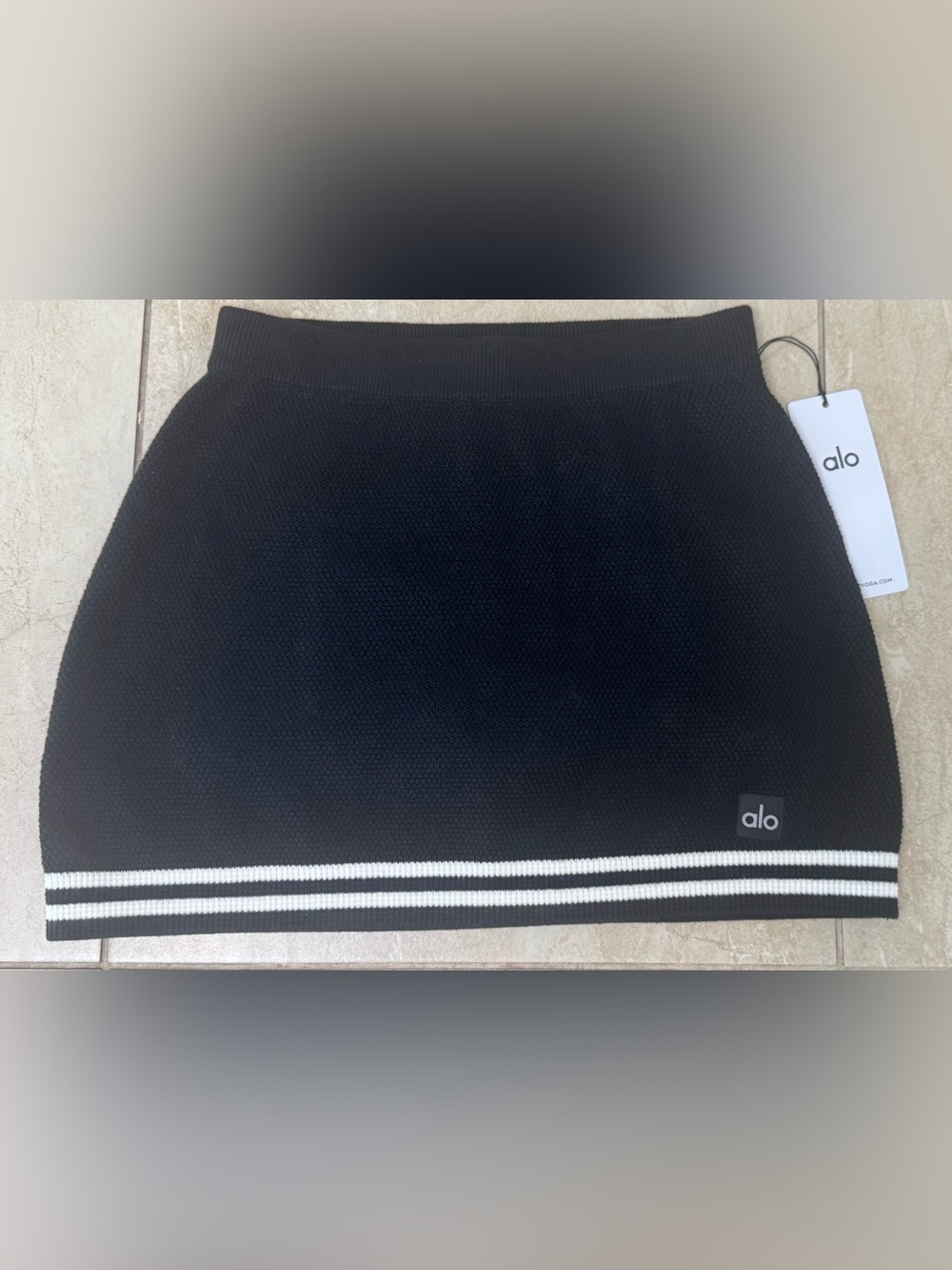 Alo Yoga Tennis Club Sweater Knit Skirt - Picture 6 of 14